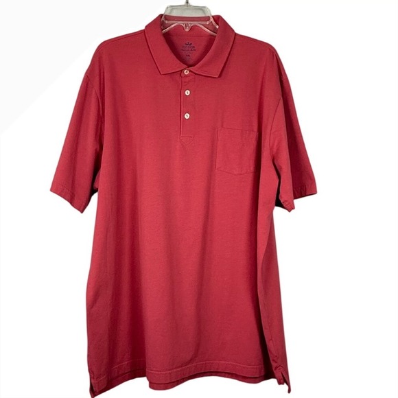 PETER MILLAR PETER MILLAR
Seaside Wash Cape Red Polo, Size XXL - Picture 2 of 10
